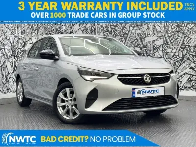 Used Vauxhall Corsa Edition 75 HP (55 kW) 2022 Silver Hatchback