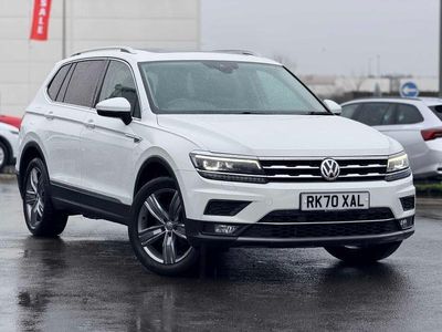 White Used 2020 VW Tiguan Allspace SEL SUV | £20,390 (Fair price)