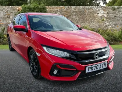 Używany Honda Civic SR 126 KM (92 kW) 2020 Czerwony Hatchback