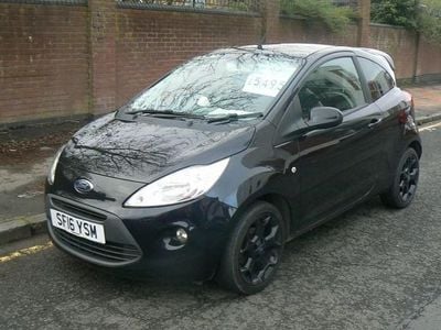 Black Used 2016 Ford Ka Zetec Hatchback | £5,495 (Fair price)