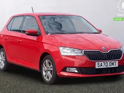 Used Skoda Fabia SE 60 HP (44 kW) 2020 Red Hatchback