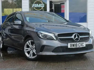 Used Mercedes A180 Premium 107 HP (78 kW) 2018 Grey Hatchback