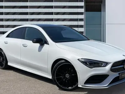 Used Mercedes CLA180 AMG Line Premium Plus 136 HP (100 kW) 2022 White Sedan