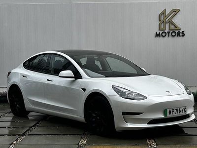 Used Tesla Model 3 Long Range AWD 366 kW (498 HP) 2021 White Sedan