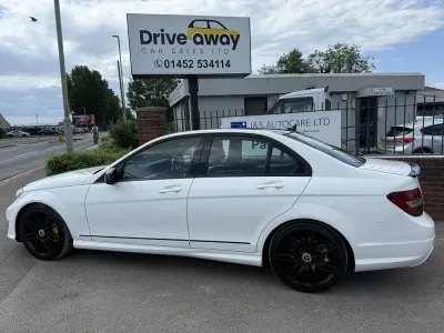 Used Mercedes C250 AMG 2012 White Sedan