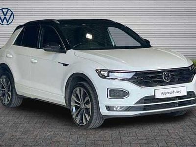 Begagnad VW T-Roc R-line 150 HK (110 kW) 2020 Vit SUV