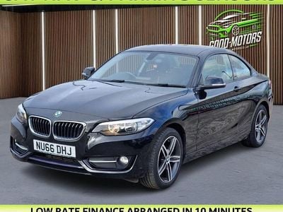 Black Used 2016 BMW 218 Sport Line Coupe | £8,970 (Good price)