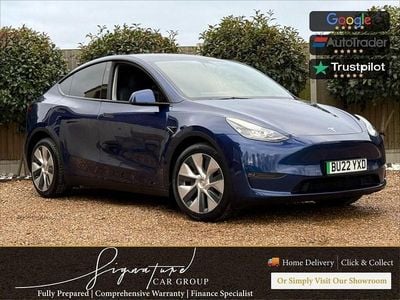 Used Tesla Model Y Long Range AWD 378 kW (514 HP) 2022 Blue SUV