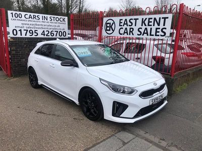 Used Kia Ceed GT-Line 138 HP (101 kW) 2019 White Hatchback