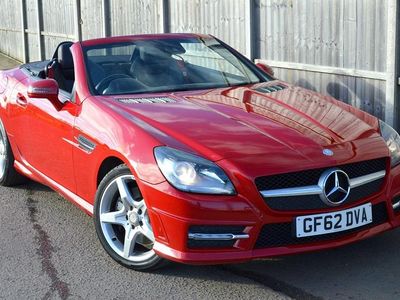 Red Used 2012 Mercedes SLK250 AMG Cabriolet | £9,749 (Fair price)