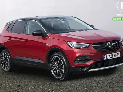 Used Vauxhall Grandland X Ultimate 179 HP (131 kW) 2021 Red SUV
