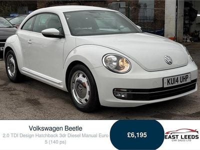 Used VW Beetle Design 140 HP (102 kW) 2014 White Hatchback