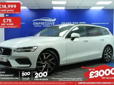 Begagnad Volvo V60 Momentum 150 HK (110 kW) 2019 Vit Kombi