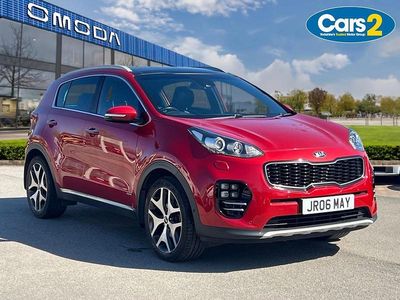 Used Kia Sportage GT-Line S 177 HP (130 kW) 2017 Red SUV