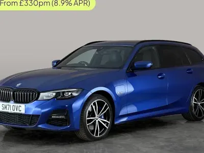 Used BMW 330e M Sport 292 HP (214 kW) 2022 Blue Estate