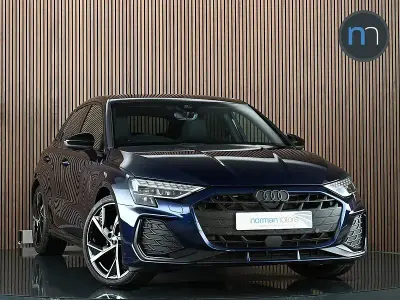 Used Audi A3 Sportback Black Edition 2024 Blue Hatchback