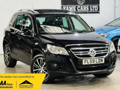 Used VW Tiguan Sportline 138 HP (101 kW) 2009 Black SUV