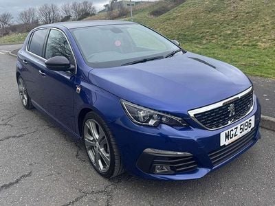 Used Peugeot 308 GT-line 2019 Blue Hatchback
