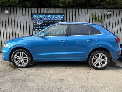 Used Audi Q3 S-Line 150 HP (110 kW) 2017 Blue SUV