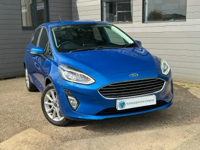 Used Ford Fiesta Titanium 125 HP (91 kW) 2020 Blue Hatchback