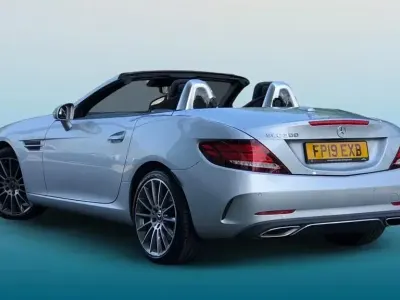 Used Mercedes SLC300 AMG line 2019 Silver Cabriolet
