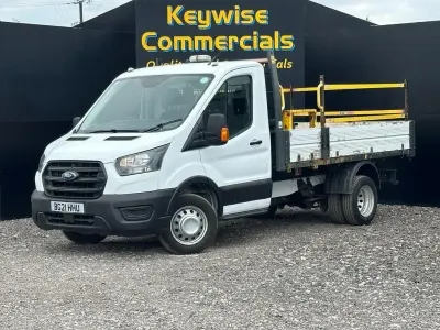 Używany Ford Transit 130 KM (95 kW) 2021 Biały Kabriolet