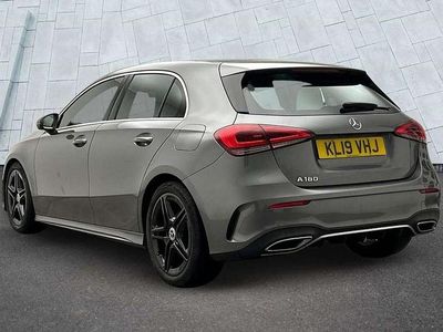 Used Mercedes A180 AMG line 134 HP (98 kW) 2019 Grey Hatchback