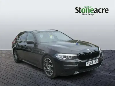 Used BMW 520 M Sport 187 HP (137 kW) 2020 Black Estate