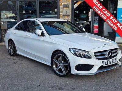 Used Mercedes C220 AMG line 170 HP (125 kW) 2015 White Sedan