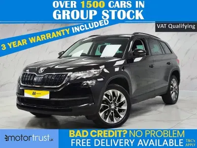 Second-hand Skoda Kodiaq SE Drive 150 CP (110 kW) 2021 Negru SUV