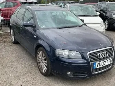 Used Audi A8 Design 2007 Blue Sedan