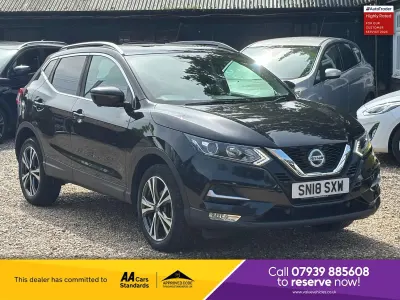 Used Nissan Qashqai N-Connecta 2018 Black SUV