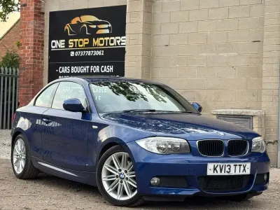Begagnad BMW 120 Coupé M Sport 2013 Blå Sportkupé