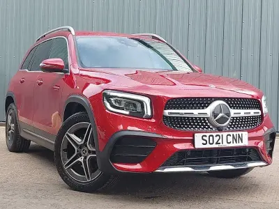 Used Mercedes GLB200 AMG Line Premium 163 HP (119 kW) 2021 Red SUV