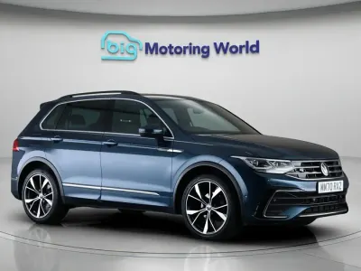 Used VW Tiguan R-line 150 HP (110 kW) 2021 Blue SUV