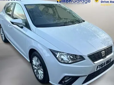 Begagnad Seat Ibiza SE Technology 95 HK (69 kW) 2018 Vit Halvkombi