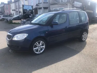 Gebraucht Skoda Roomster 105 PS (77 kW) 2007 Blau Van / Kleinbus