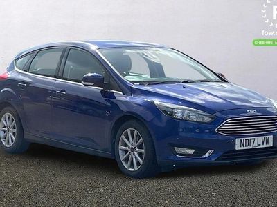 Used Ford Focus Titanium 120 HP (88 kW) 2017 Blue Hatchback