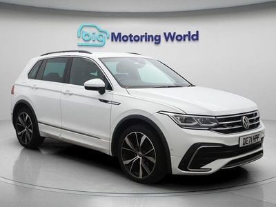 White Used 2021 VW Tiguan R-line SUV | £22,700 (Good price)
