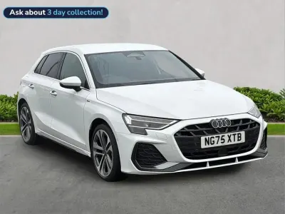 Used Audi A3 S-Line 150 HP (110 kW) 2026 White Hatchback