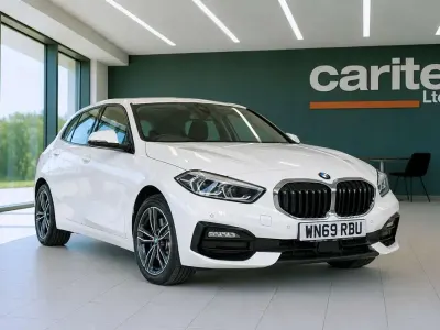 Used BMW 116 Sport Line 116 HP (85 kW) 2019 White Hatchback