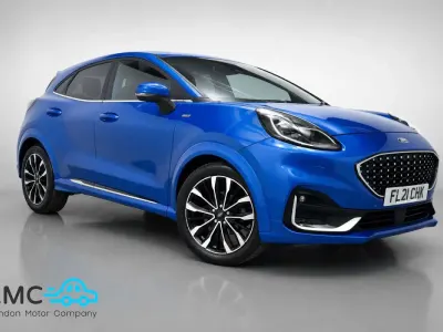 Used Ford Puma ST-Line 125 HP (91 kW) 2021 Blue SUV