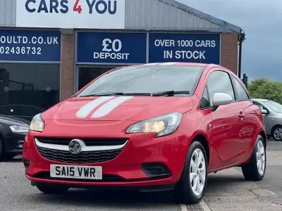Used Vauxhall Corsa 70 HP (51 kW) 2015 Red Hatchback
