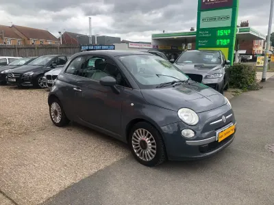 Used Fiat 500 Lounge 69 HP (50 kW) 2011 Grey Hatchback