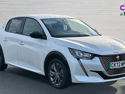 White Used 2022 Peugeot e-208 Allure+ Hatchback | £12,299 (Fair price)