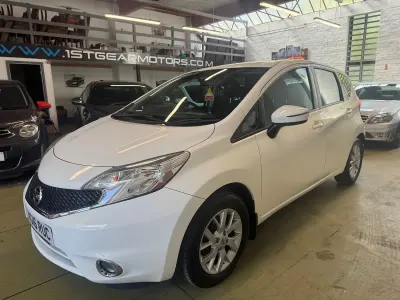 Used Nissan Note Acenta 90 HP (66 kW) 2016 White Hatchback
