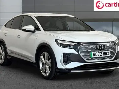 Used Audi Q4 Sportback e-tron S-Line 150 kW (204 HP) 2022 White SUV