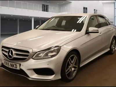 Used Mercedes E250 AMG line 2015 Silver Sedan