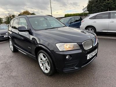 Black Used 2012 BMW X3 M Sport SUV | £6,599 (Fair price)