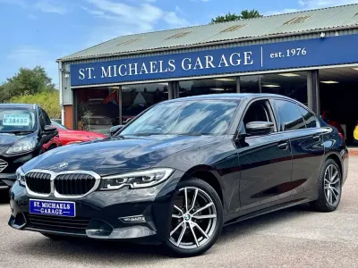 Used BMW 320 Sport Line 2021 Black Sedan